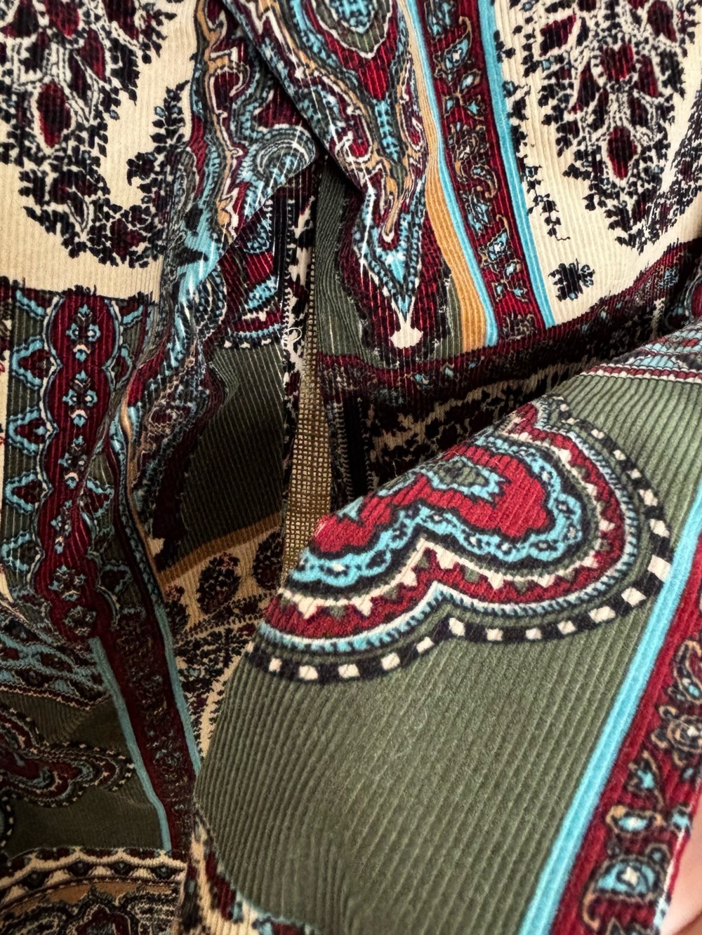 Harold's Multicolor Bohemian Corduroy Trousers - Picture 6 of 11
